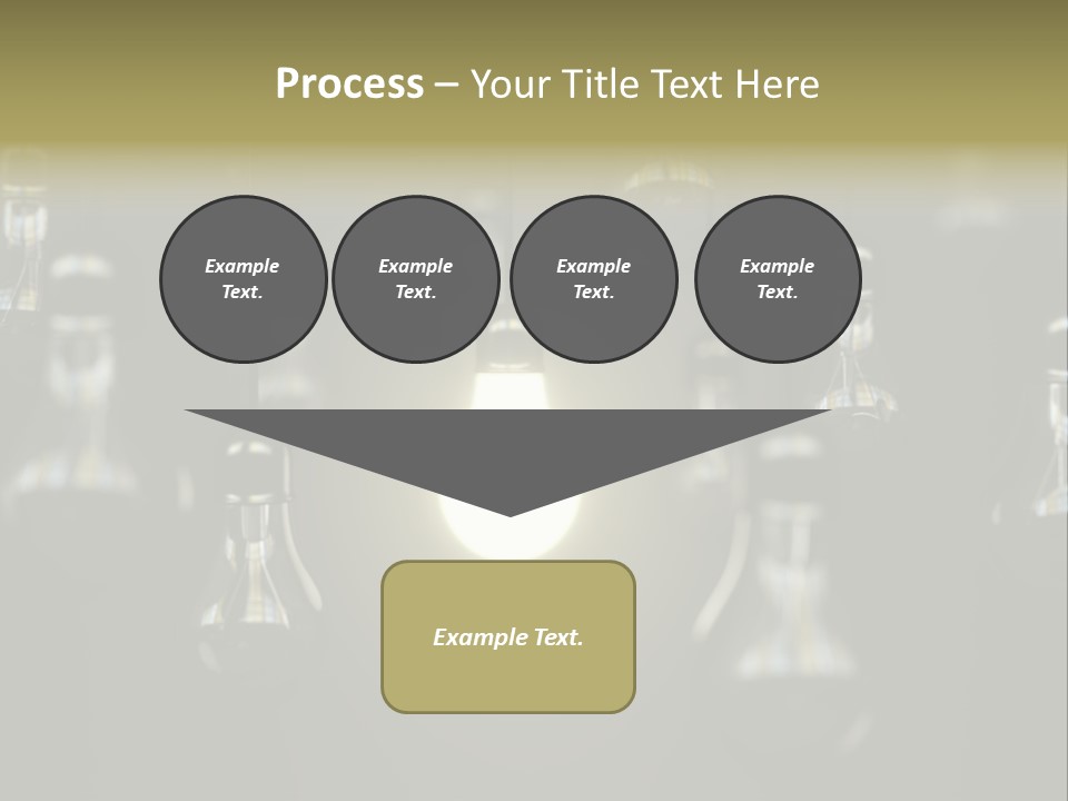 Vertical Supply Bulb PowerPoint Template