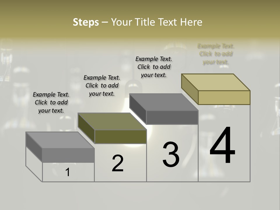 Vertical Supply Bulb PowerPoint Template
