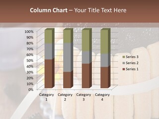 Cookie Flower Orange PowerPoint Template