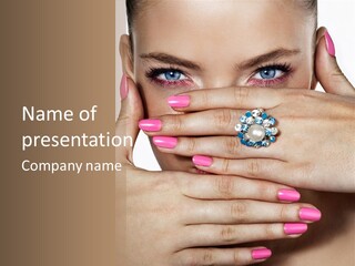 Stunning Gemstone Young PowerPoint Template