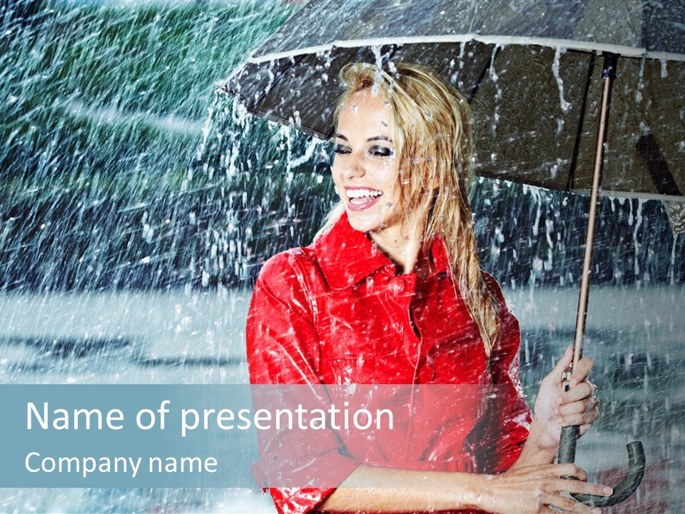 Beauty Playing People PowerPoint Template