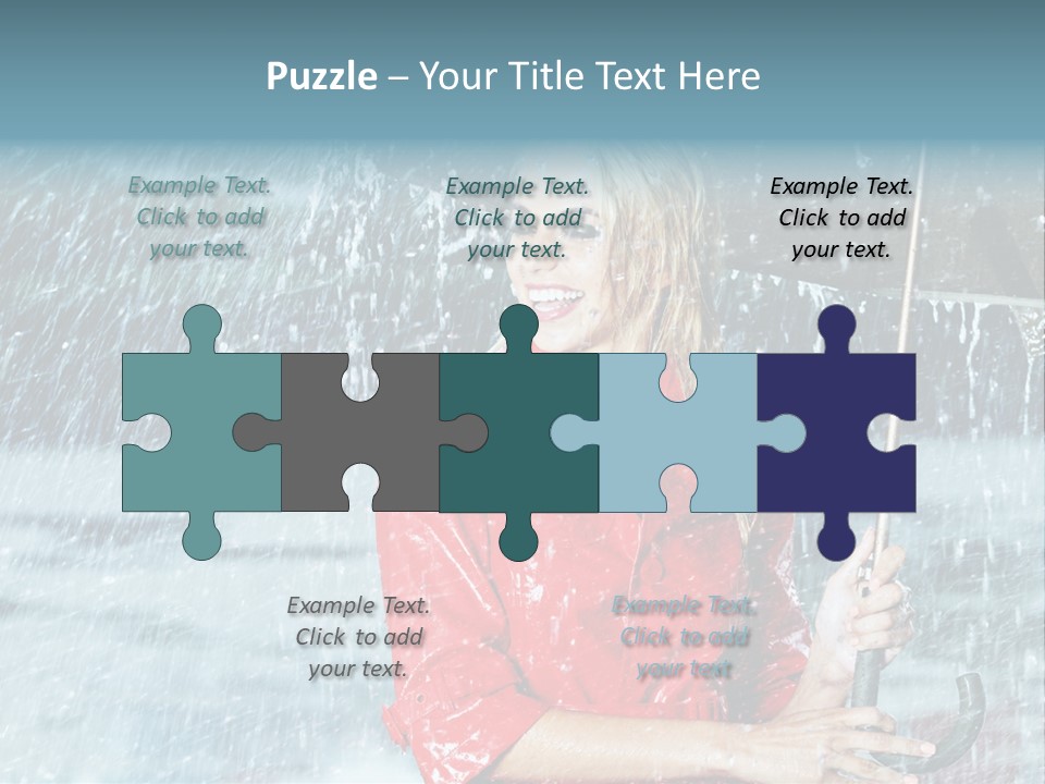 Beauty Playing People PowerPoint Template