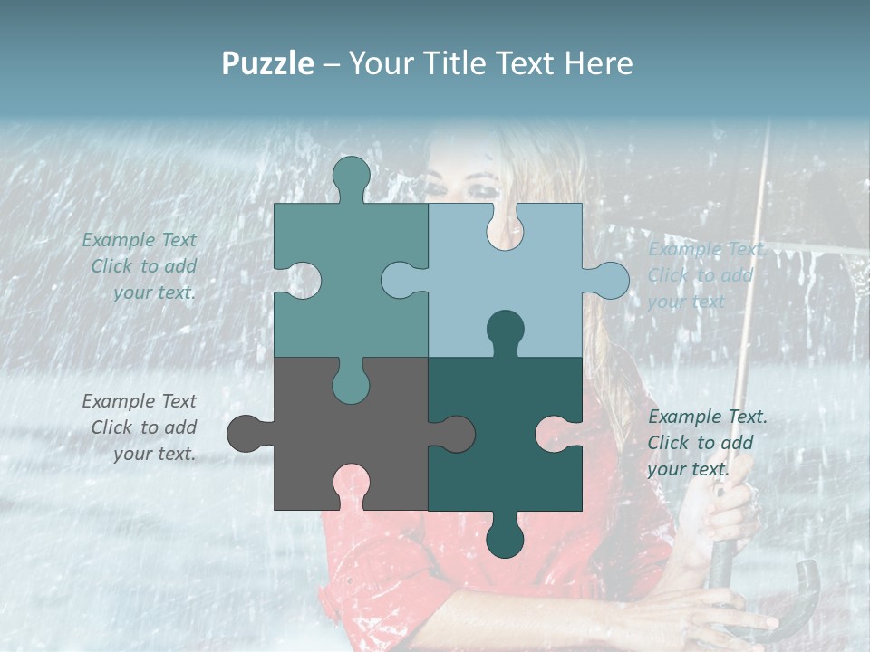 Beauty Playing People PowerPoint Template