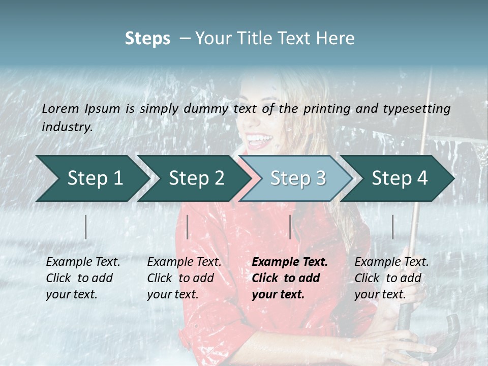 Beauty Playing People PowerPoint Template