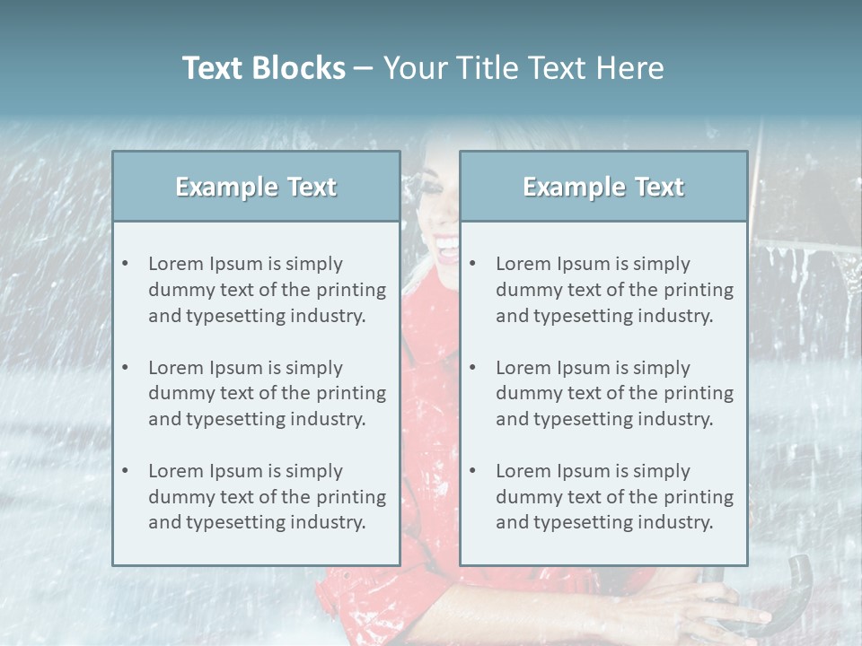 Beauty Playing People PowerPoint Template