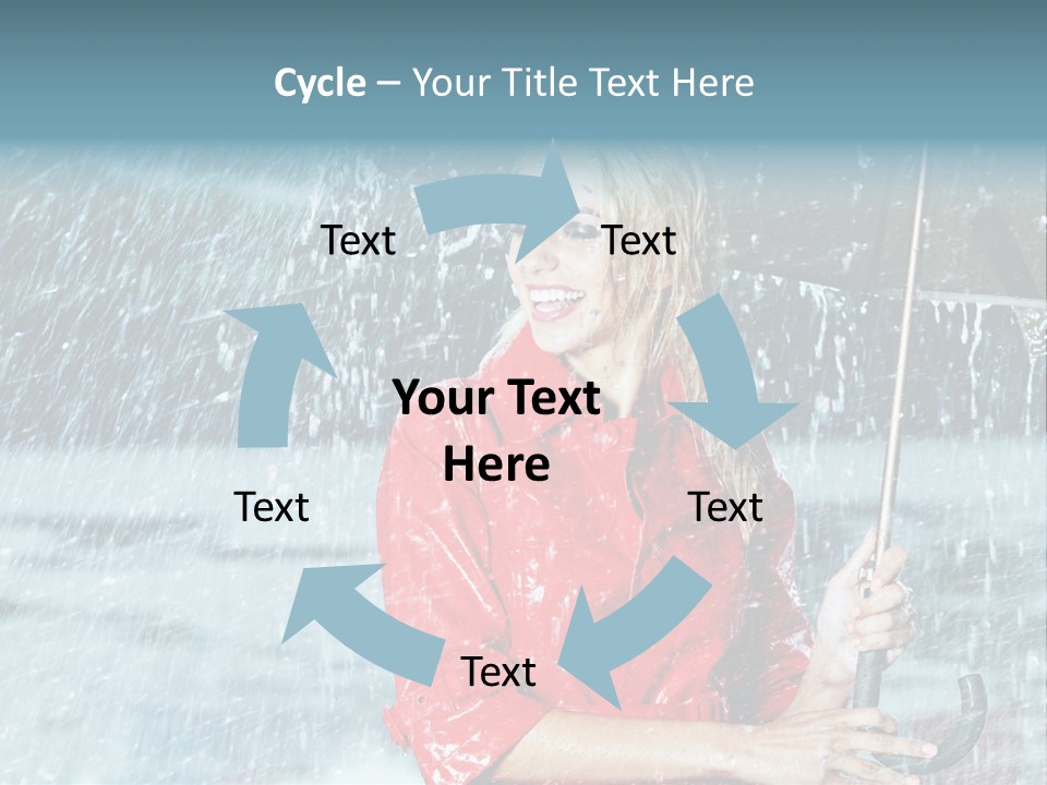 Beauty Playing People PowerPoint Template