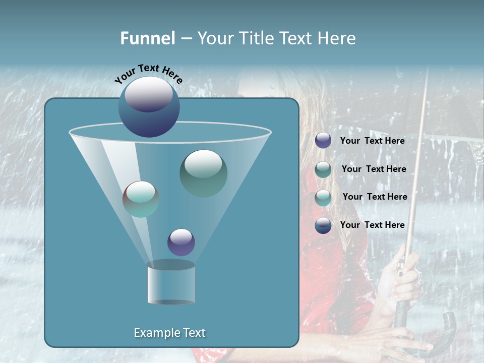 Beauty Playing People PowerPoint Template