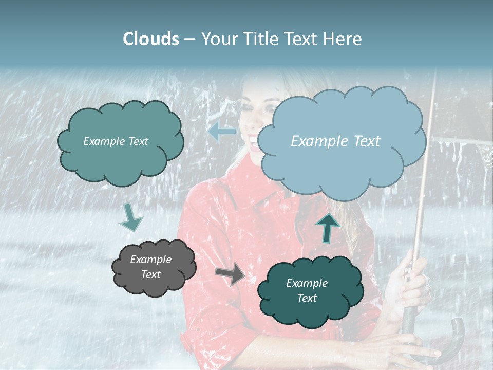 Beauty Playing People PowerPoint Template