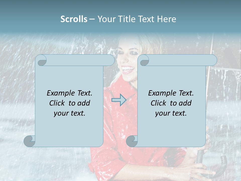 Beauty Playing People PowerPoint Template