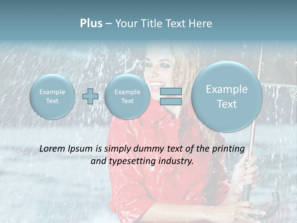 Beauty Playing People PowerPoint Template