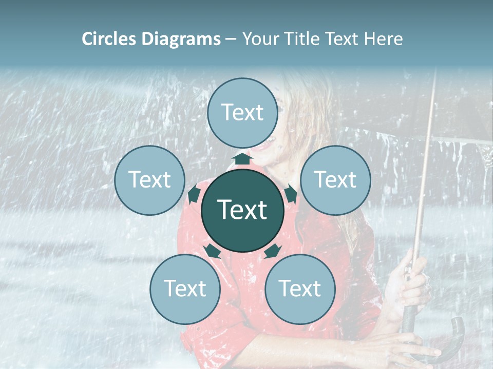 Beauty Playing People PowerPoint Template