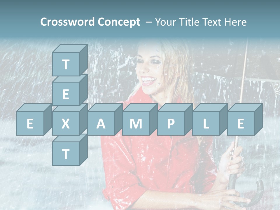 Beauty Playing People PowerPoint Template