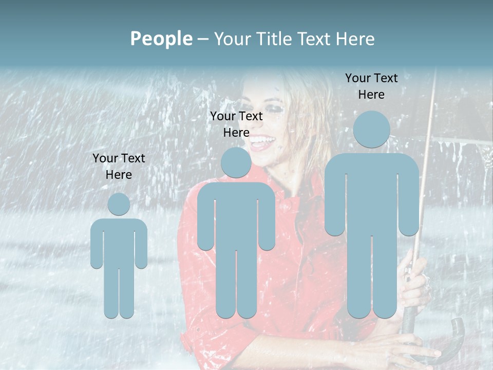 Beauty Playing People PowerPoint Template