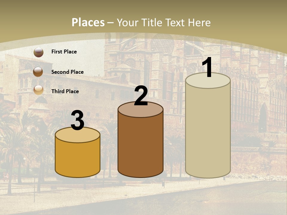 Vintage Town Green PowerPoint Template