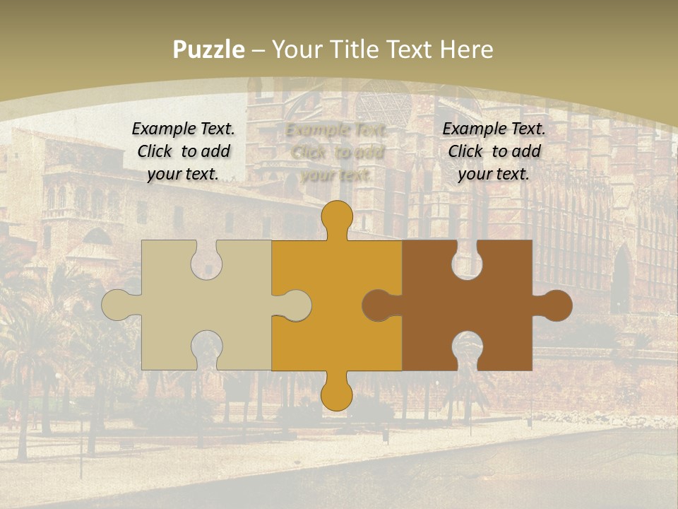 Vintage Town Green PowerPoint Template