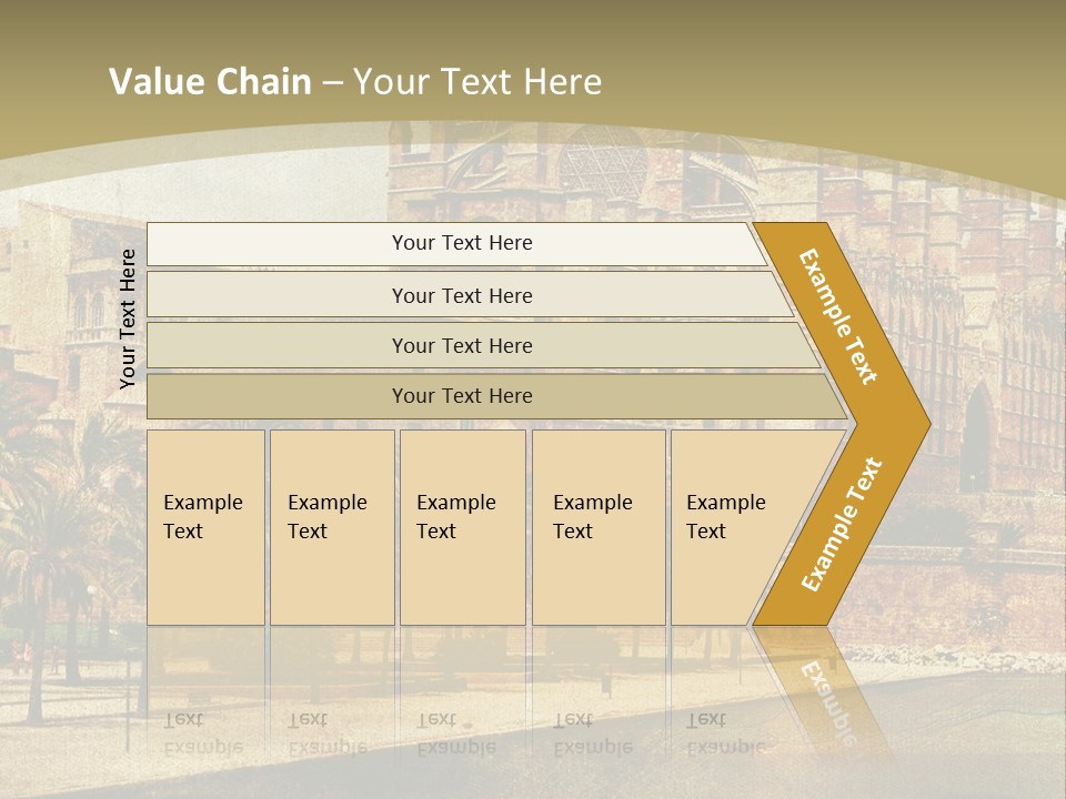 Vintage Town Green PowerPoint Template