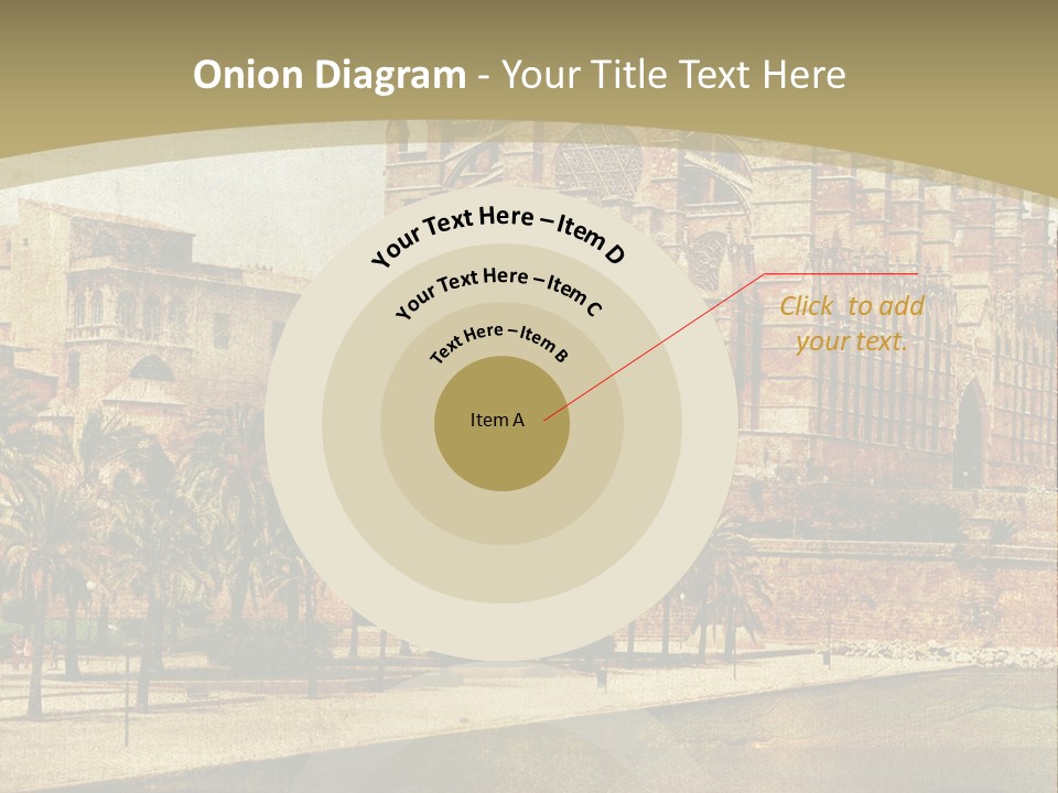 Vintage Town Green PowerPoint Template