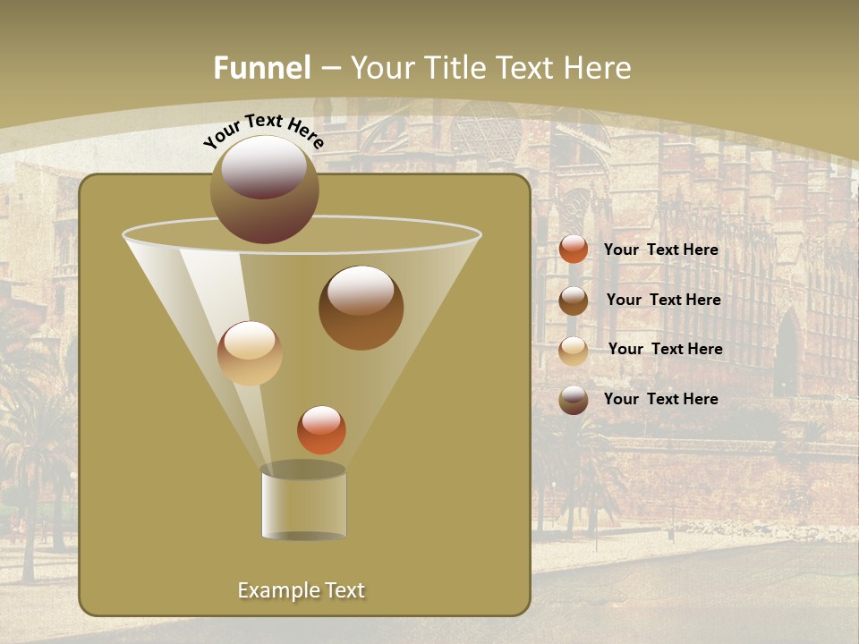 Vintage Town Green PowerPoint Template
