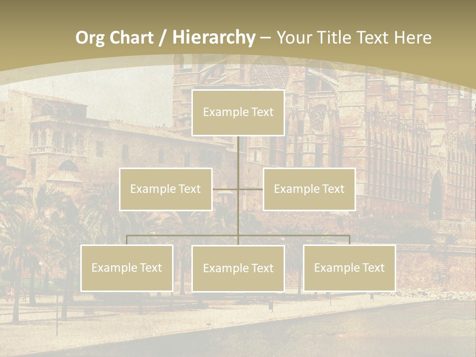 Vintage Town Green PowerPoint Template