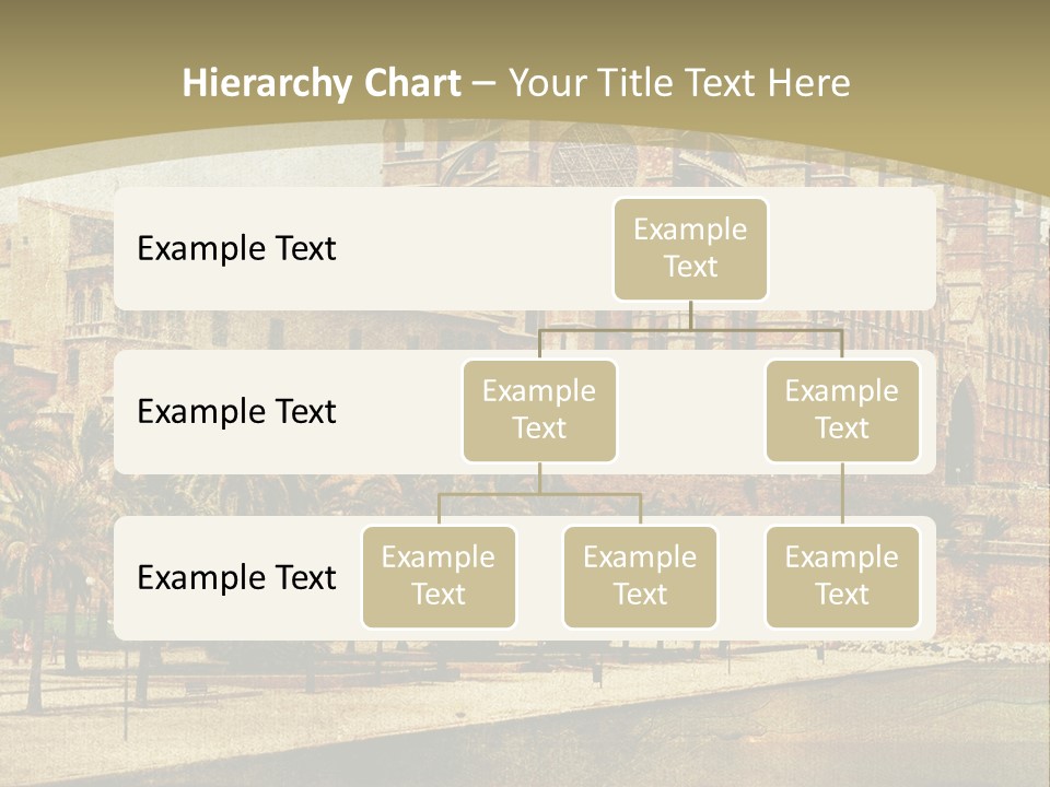 Vintage Town Green PowerPoint Template