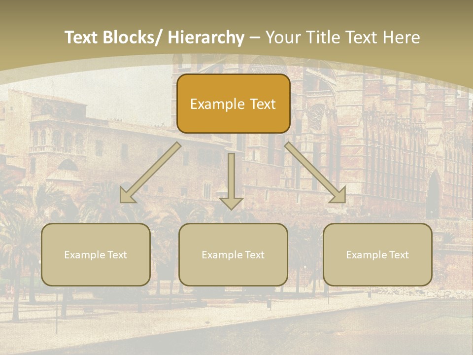 Vintage Town Green PowerPoint Template