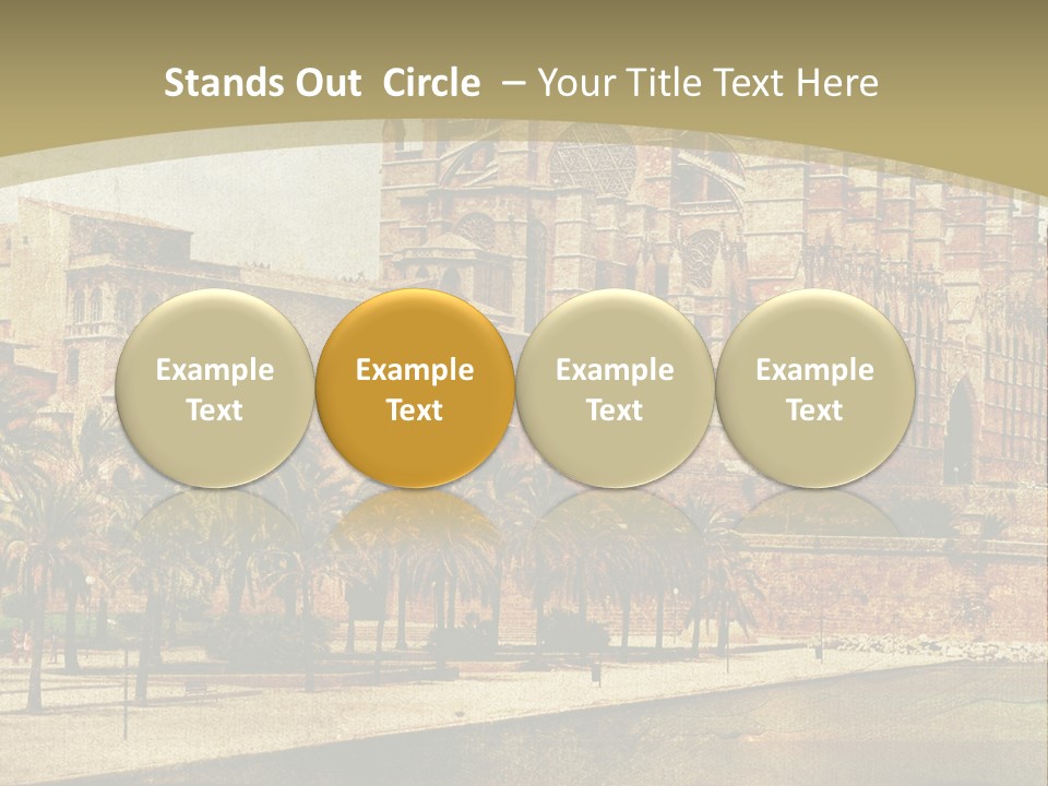 Vintage Town Green PowerPoint Template