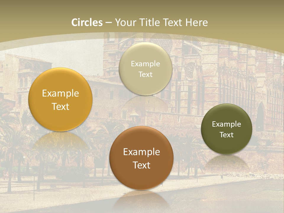 Vintage Town Green PowerPoint Template