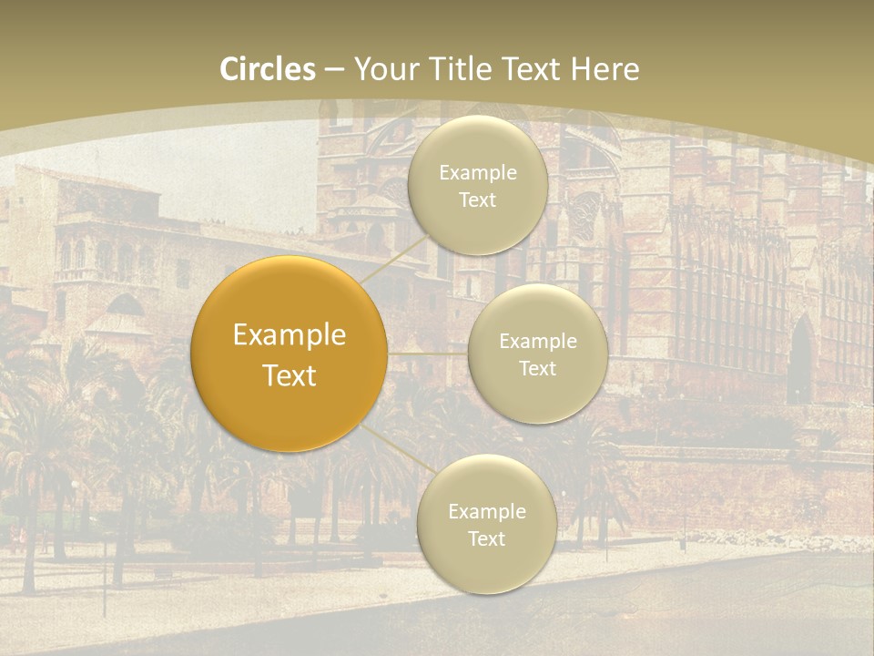 Vintage Town Green PowerPoint Template