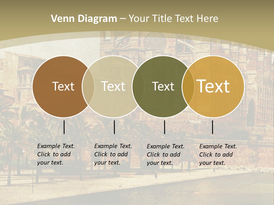 Vintage Town Green PowerPoint Template