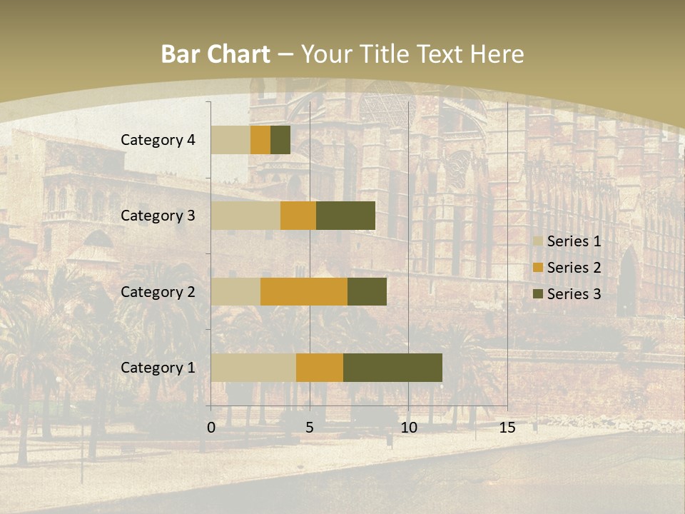 Vintage Town Green PowerPoint Template