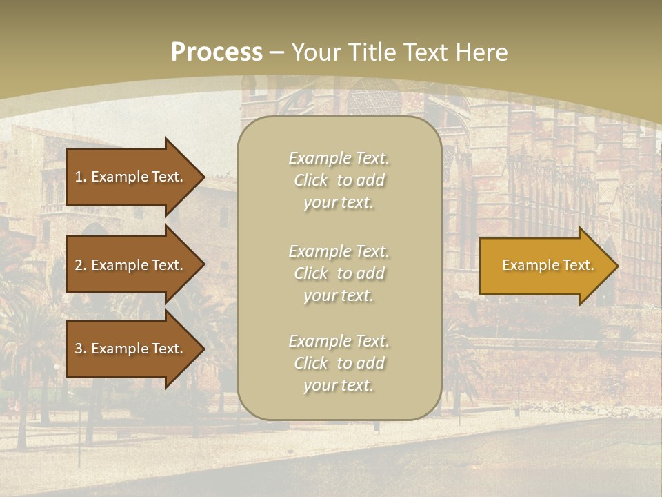 Vintage Town Green PowerPoint Template