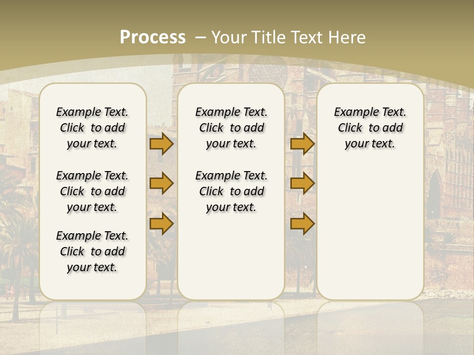 Vintage Town Green PowerPoint Template