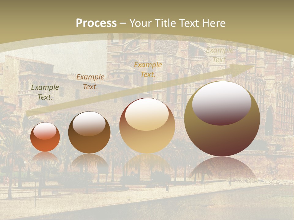 Vintage Town Green PowerPoint Template