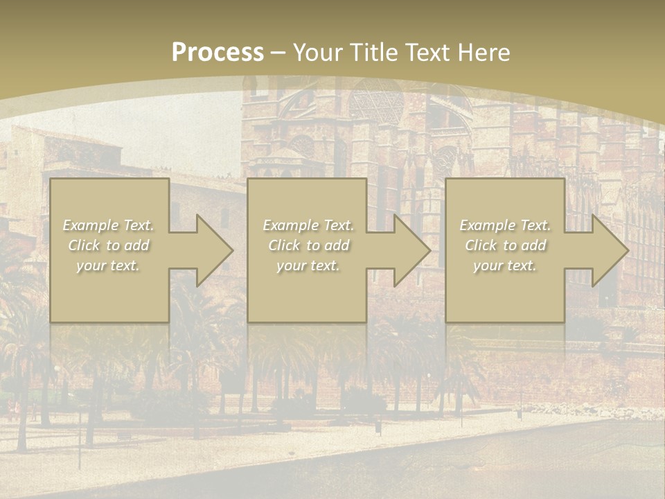 Vintage Town Green PowerPoint Template