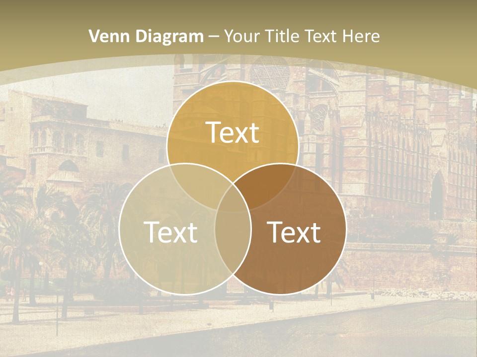 Vintage Town Green PowerPoint Template