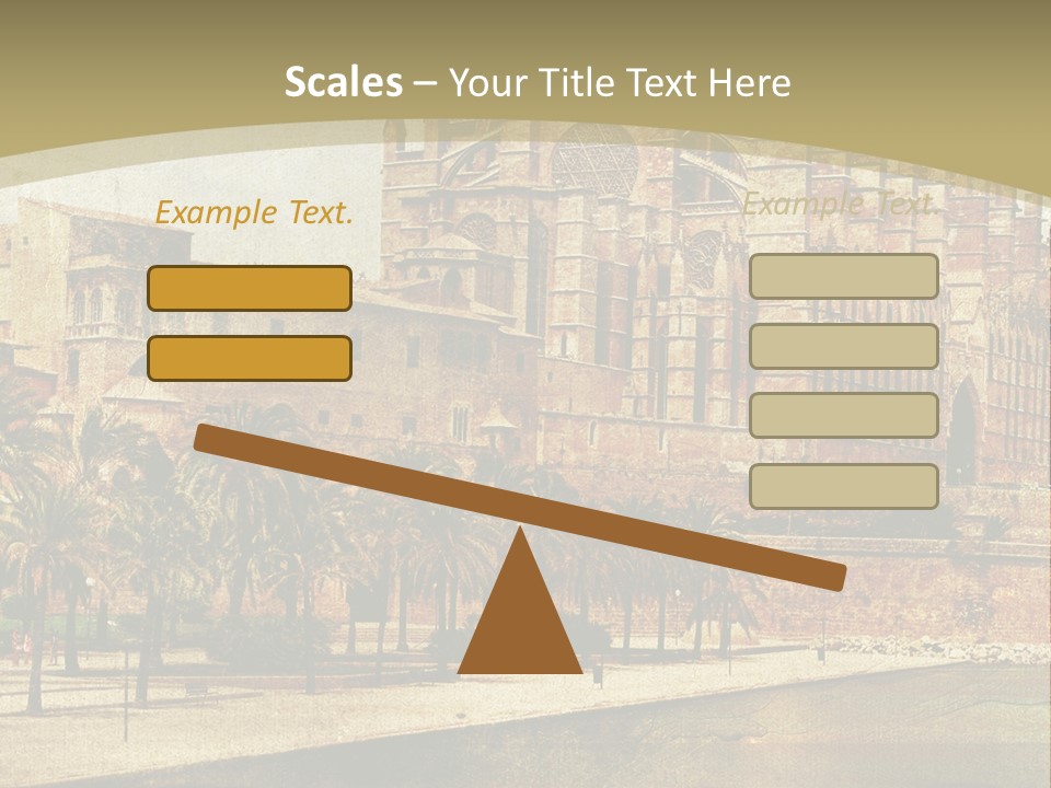 Vintage Town Green PowerPoint Template