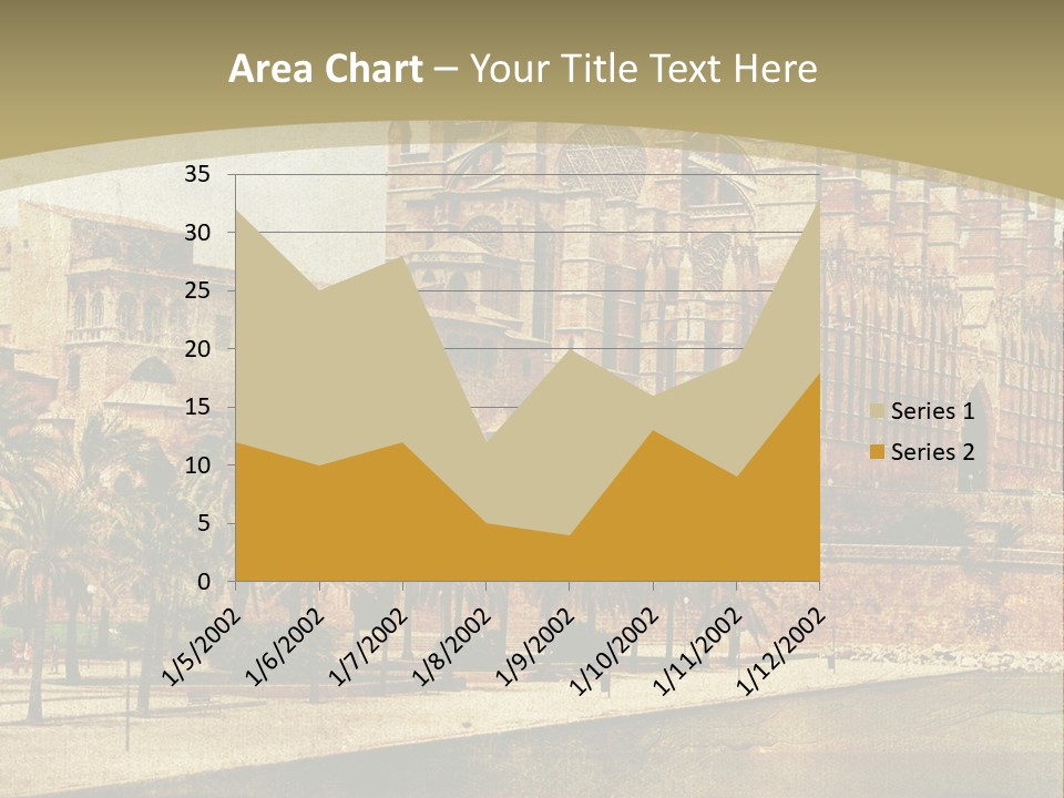 Vintage Town Green PowerPoint Template