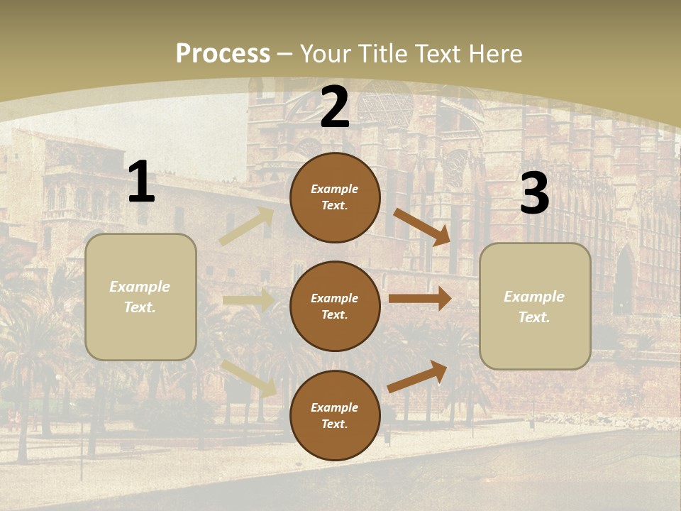 Vintage Town Green PowerPoint Template