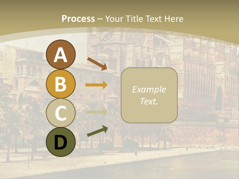 Vintage Town Green PowerPoint Template
