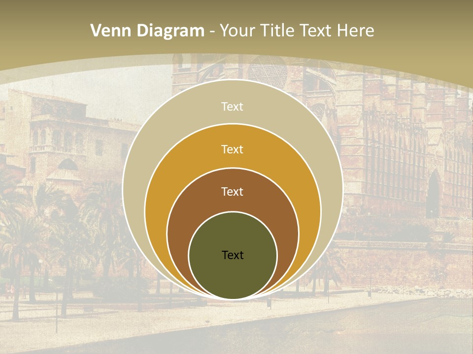 Vintage Town Green PowerPoint Template