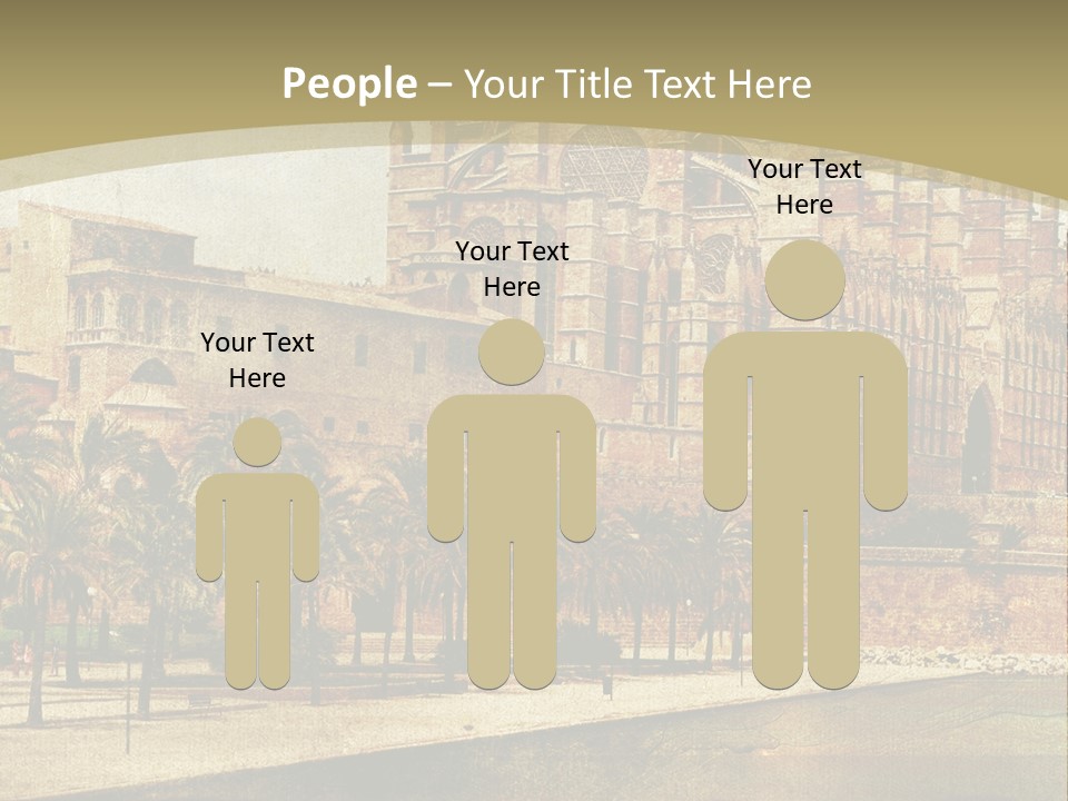 Vintage Town Green PowerPoint Template