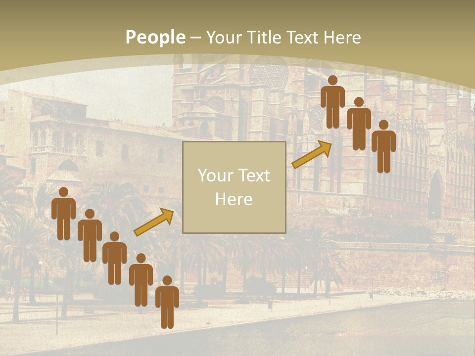 Vintage Town Green PowerPoint Template