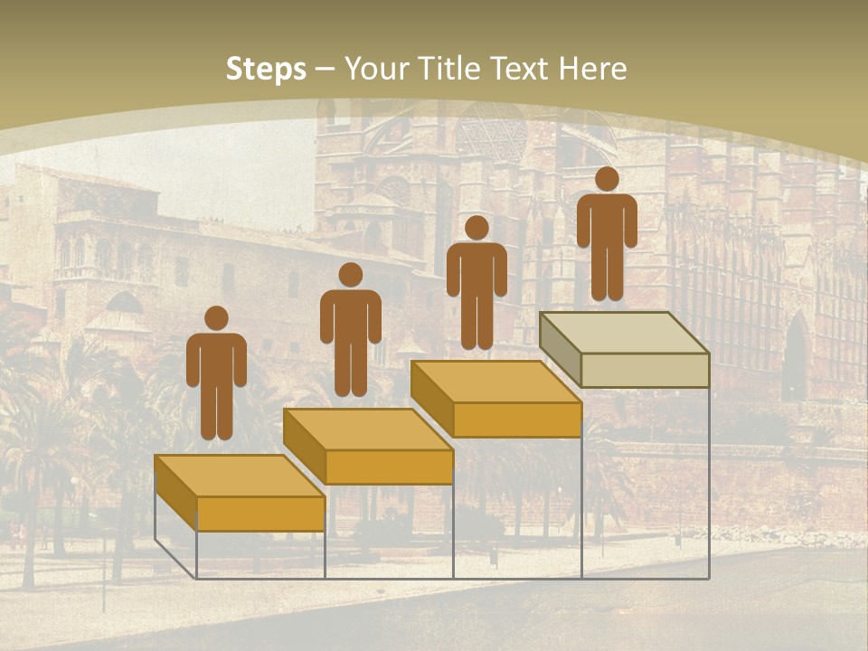 Vintage Town Green PowerPoint Template