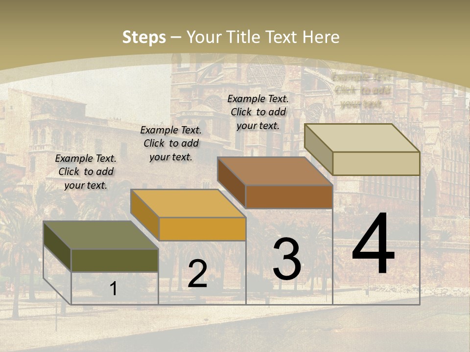 Vintage Town Green PowerPoint Template