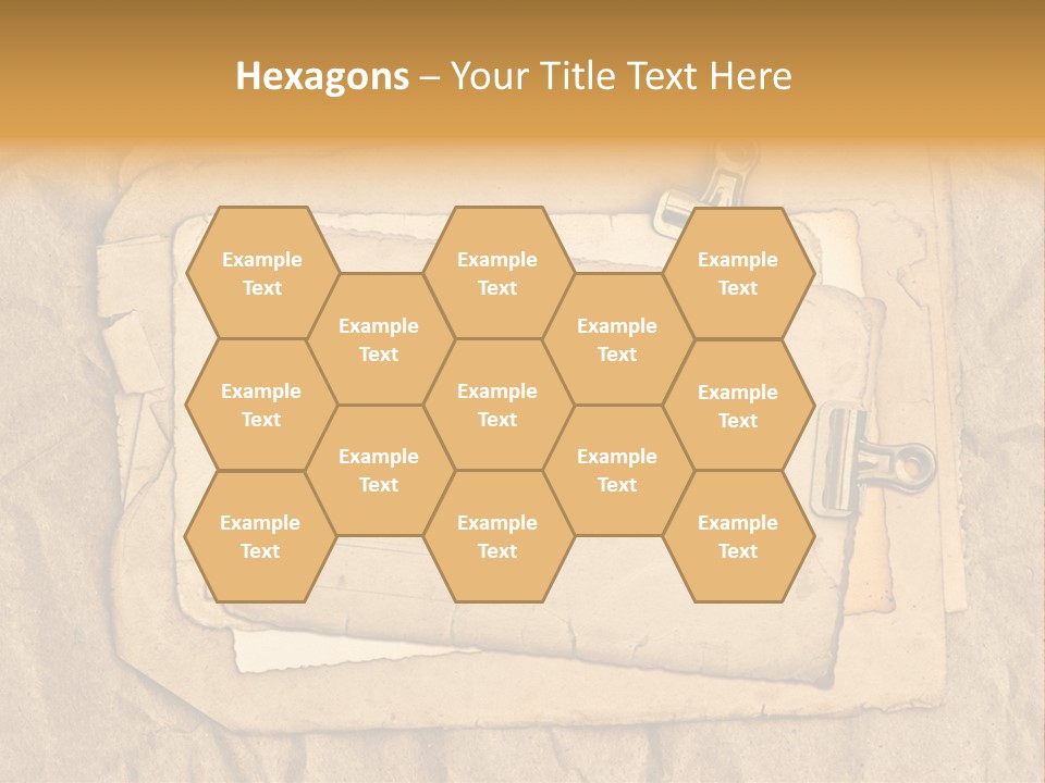 Crumpled Retro Picture PowerPoint Template