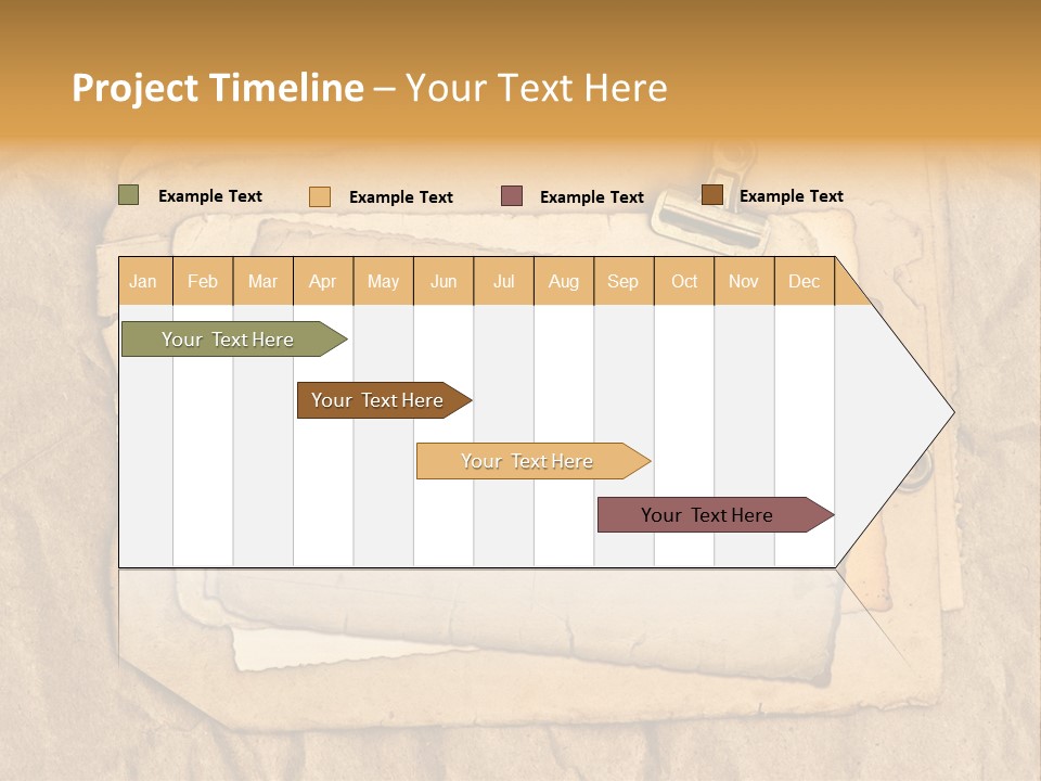Crumpled Retro Picture PowerPoint Template