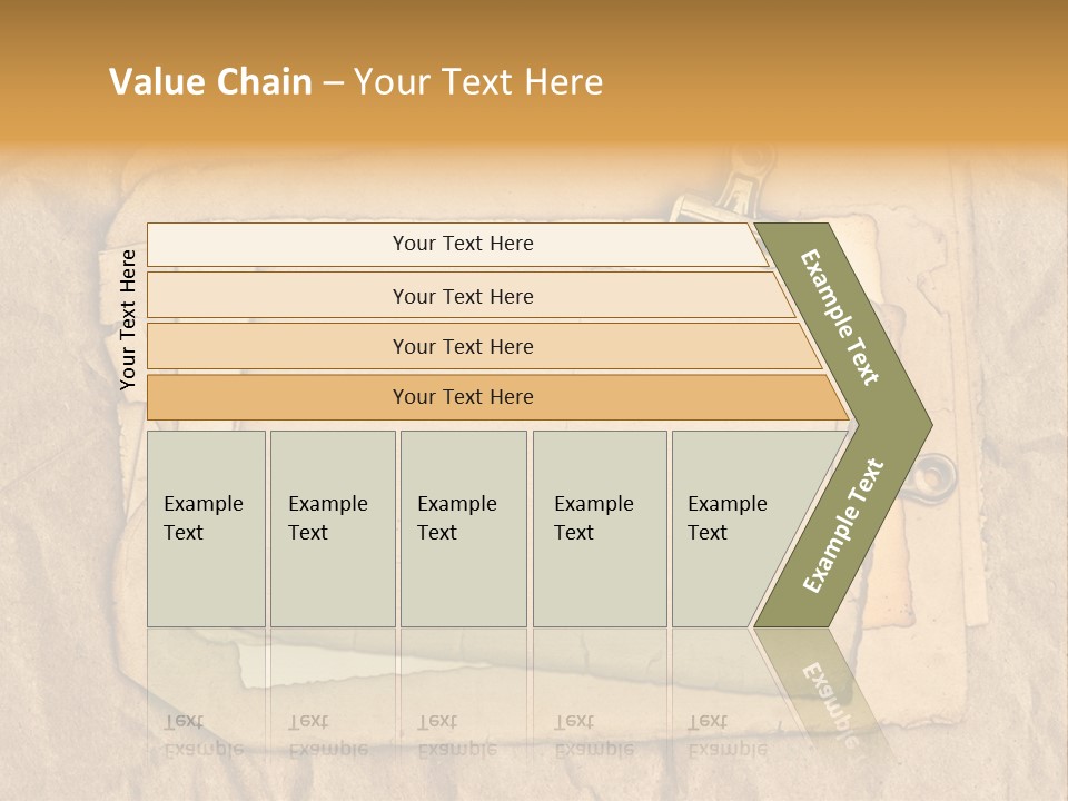 Crumpled Retro Picture PowerPoint Template