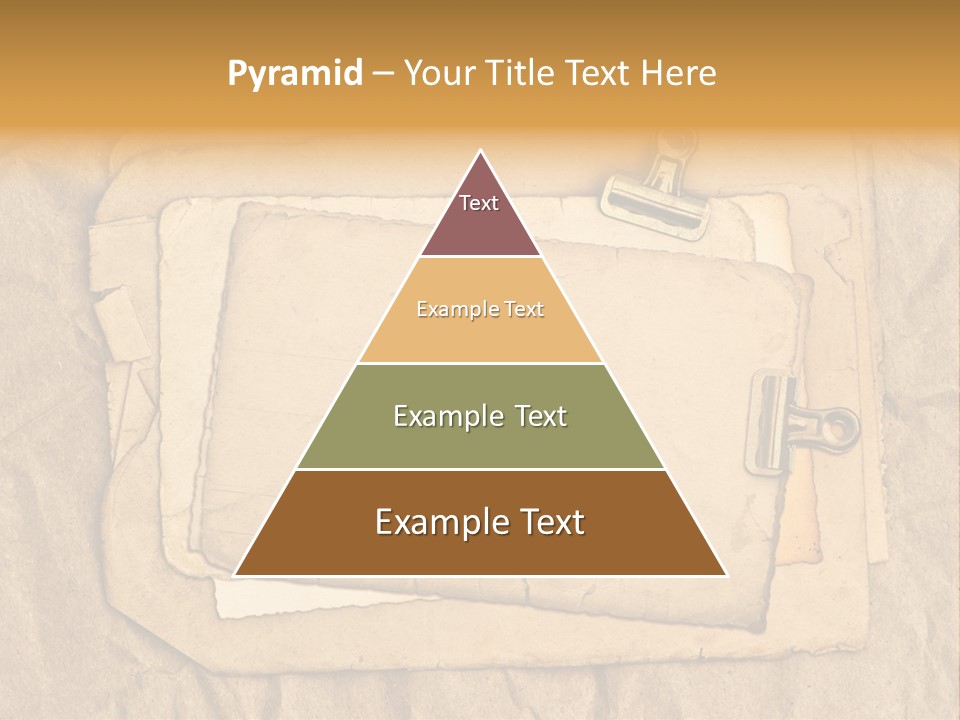 Crumpled Retro Picture PowerPoint Template