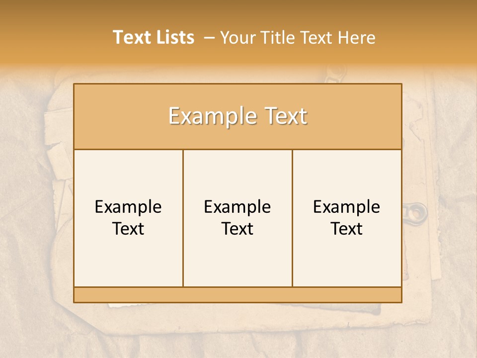Crumpled Retro Picture PowerPoint Template
