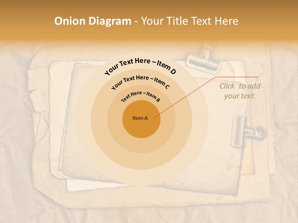 Crumpled Retro Picture PowerPoint Template